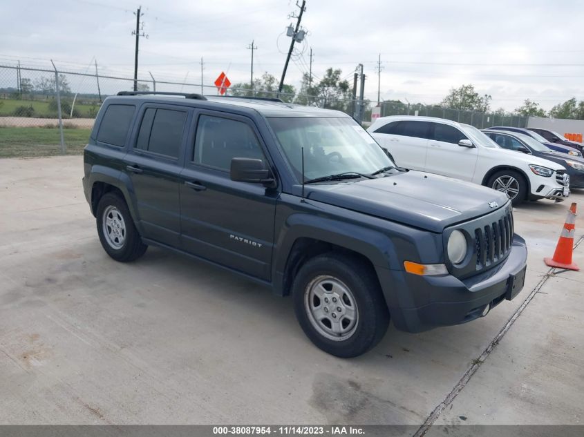 2014 Jeep Patriot Sport VIN: 1C4NJPBA3ED812331 Lot: 38087954