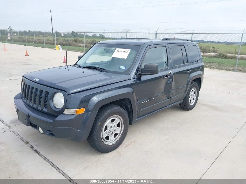 2014 Jeep Patriot Sport VIN: 1C4NJPBA3ED812331 Lot: 38087954