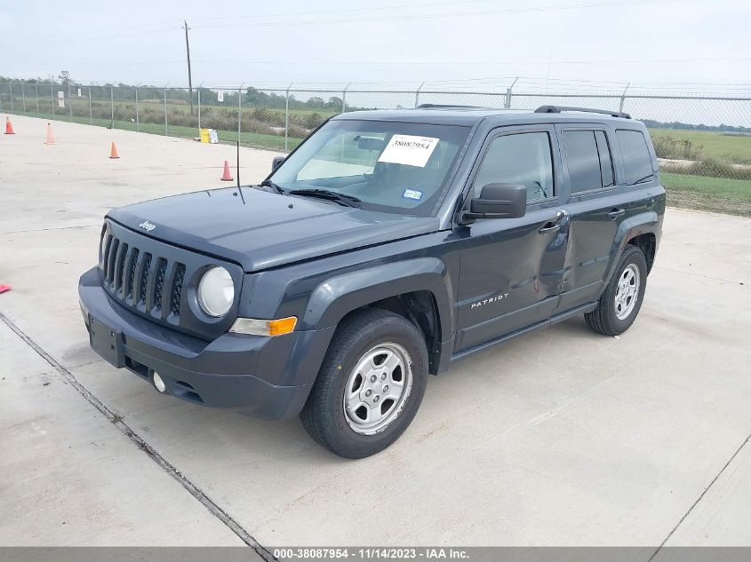 2014 Jeep Patriot Sport VIN: 1C4NJPBA3ED812331 Lot: 38087954