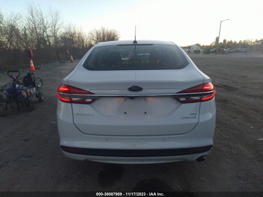 2018 Ford Fusion Hybrid Se VIN: 3FA6P0LU7JR268118 Lot: 38087959