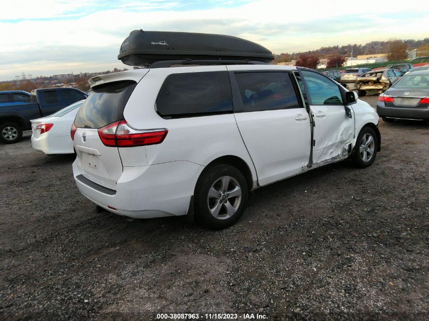 2018 Toyota Sienna Le 8 Passenger VIN: 5TDKZ3DC9JS908434 Lot: 38087963