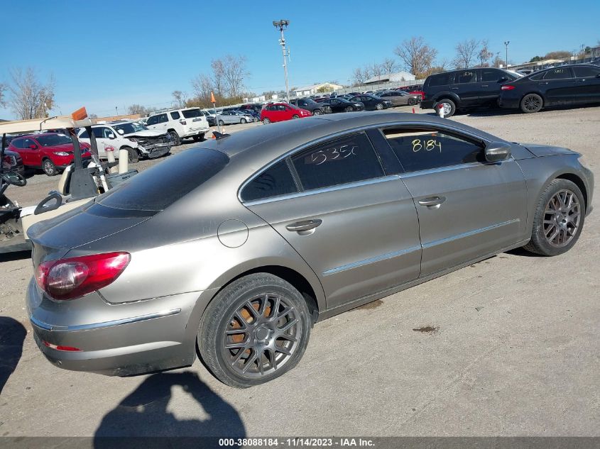 2010 Volkswagen Cc Luxury VIN: WVWHL7AN9AE512261 Lot: 38088184