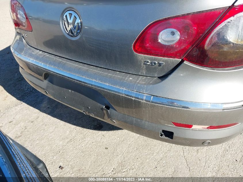 2010 Volkswagen Cc Luxury VIN: WVWHL7AN9AE512261 Lot: 38088184