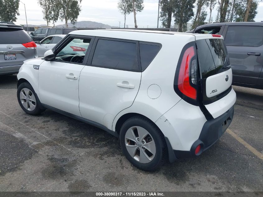 2015 Kia Soul Base VIN: KNDJN2A22F7800705 Lot: 38090317