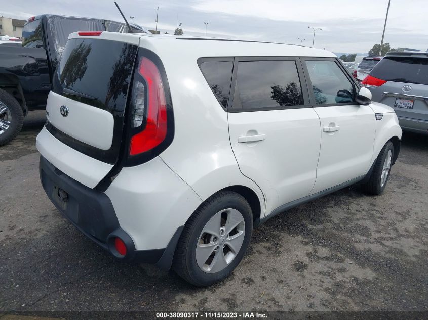 2015 Kia Soul Base VIN: KNDJN2A22F7800705 Lot: 38090317