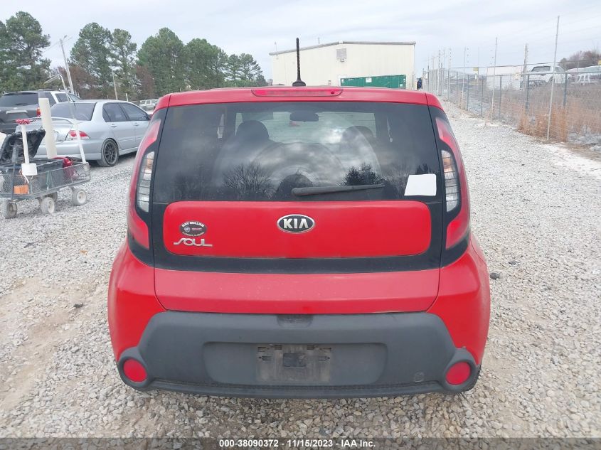 2015 Kia Soul + VIN: KNDJP3A52F7811973 Lot: 38090372