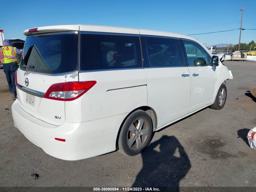 2012 Nissan Quest Sv VIN: JN8AE2KP6C9044035 Lot: 38090894