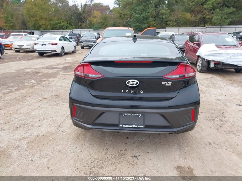 2018 Hyundai Ioniq Hybrid Blue VIN: KMHC65LC6JU102732 Lot: 38090998