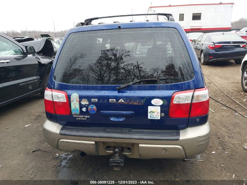 2001 Subaru Forester S VIN: JF1SF65511H750031 Lot: 38091225