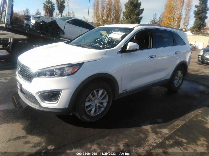 2016 Kia Sorento 2.4L Lx VIN: 5XYPGDA35GG158073 Lot: 38091268