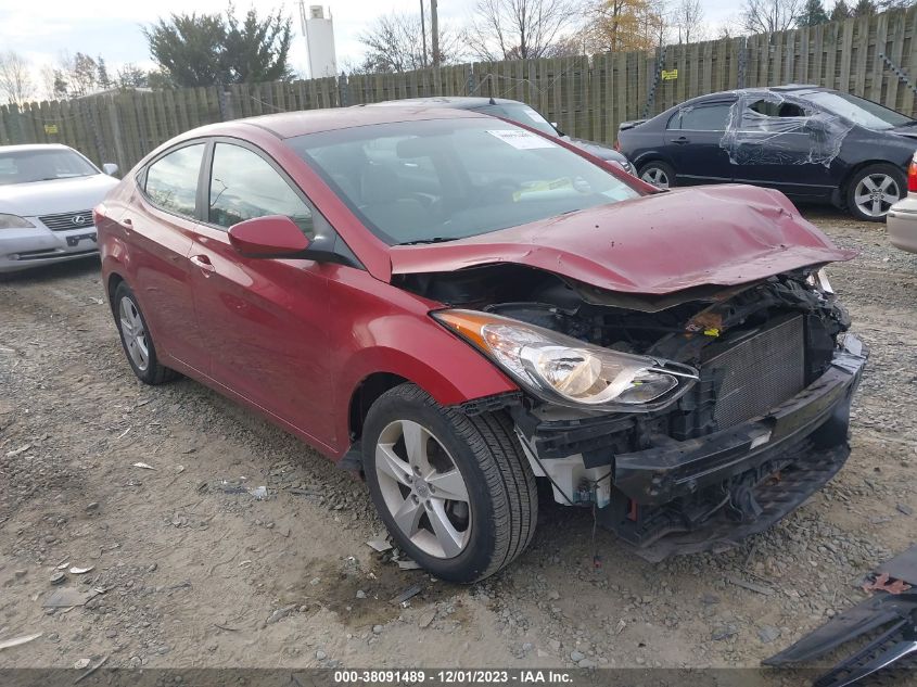 2013 Hyundai Elantra Gls VIN: 5NPDH4AE2DH237142 Lot: 38091489