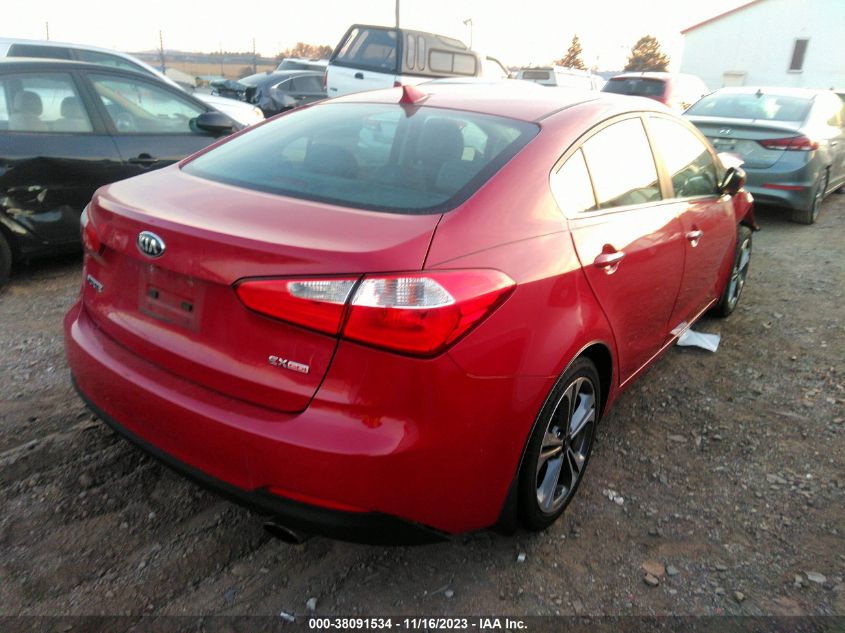 2016 Kia Forte Ex VIN: KNAFZ4A89G5548438 Lot: 38091534