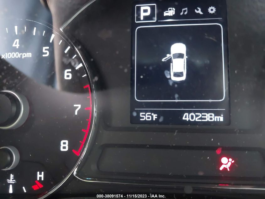 2017 Kia Forte Ex VIN: 3KPFL4A88HE054193 Lot: 38091574