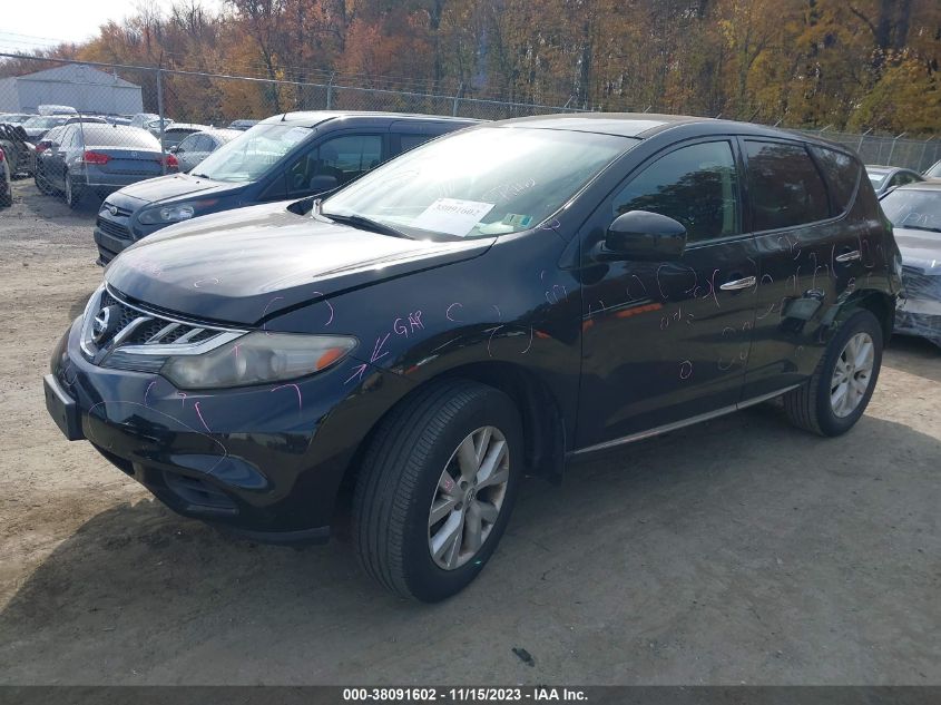 2012 Nissan Murano S VIN: JN8AZ1MU7CW106464 Lot: 38091602