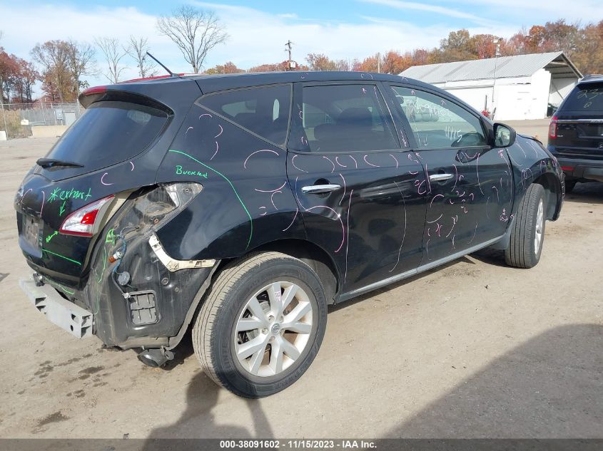 2012 Nissan Murano S VIN: JN8AZ1MU7CW106464 Lot: 38091602