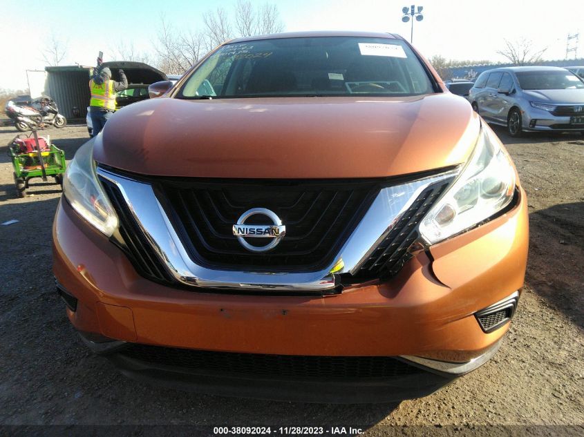 2015 Nissan Murano S VIN: 5N1AZ2MH7FN240773 Lot: 38092024