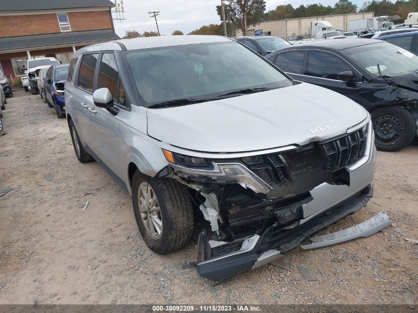 2022 Kia Carnival Mpv Lx Seat Package VIN: KNDNB4H37N6157583 Lot: 38092209