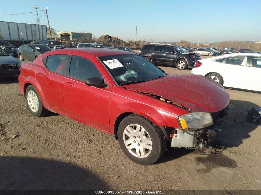 2012 Dodge Avenger Se VIN: 1C3CDZAB0CN265471 Lot: 38092557