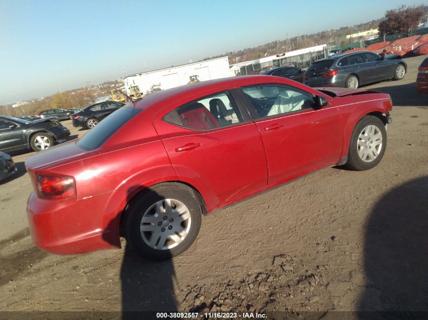 2012 Dodge Avenger Se VIN: 1C3CDZAB0CN265471 Lot: 38092557