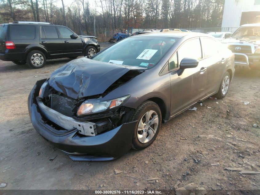 2014 Honda Civic Lx VIN: 2HGFB2F56EH501773 Lot: 38092576