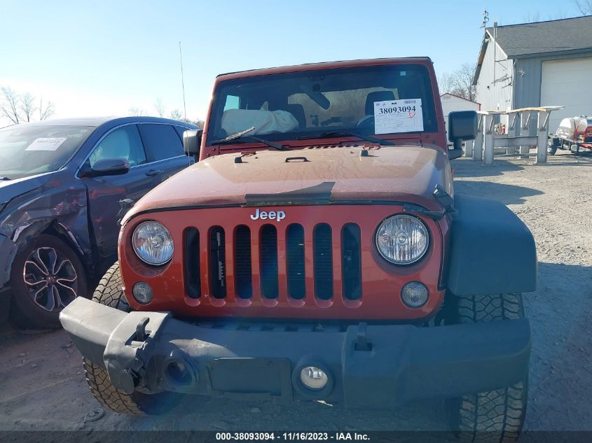 2014 Jeep Wrangler Sport VIN: 1C4AJWAG0EL271338 Lot: 38093094