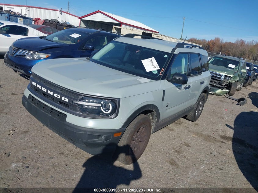 2022 Ford Bronco Sport Big Bend VIN: 3FMCR9B65NRD76902 Lot: 38093155