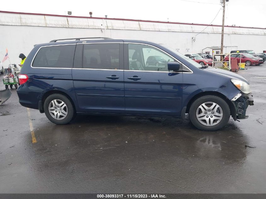 2007 Honda Odyssey Ex-L VIN: 5FNRL38687B002504 Lot: 38093317