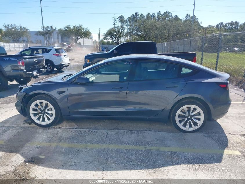 2023 Tesla Model 3 Rear-Wheel Drive VIN: 5YJ3E1EA0PF435439 Lot: 38093803