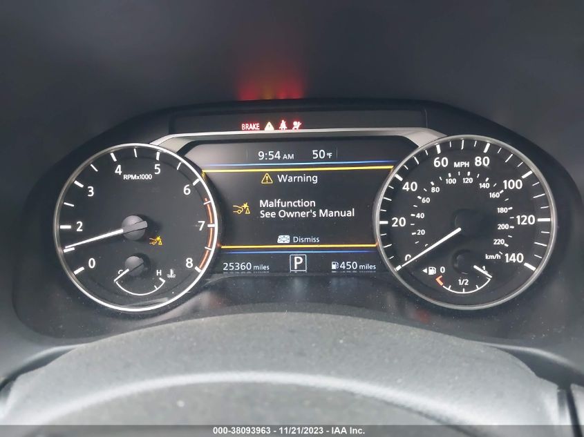 2022 Nissan Altima Sr Fwd VIN: 1N4BL4CV3NN330357 Lot: 38093963