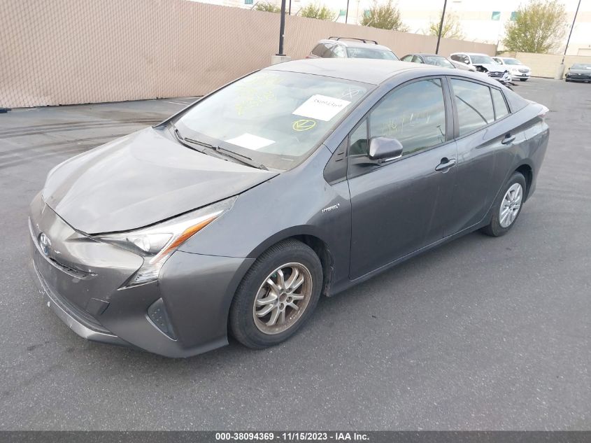 2016 Toyota Prius Two VIN: JTDKBRFU4G3009617 Lot: 38094369