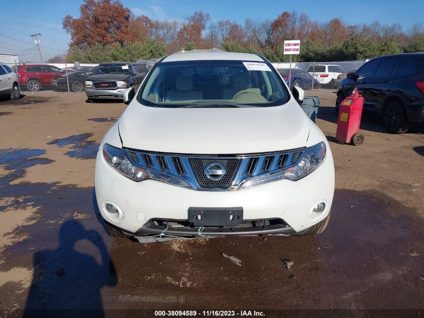 2009 Nissan Murano Sl VIN: JN8AZ18W99W125358 Lot: 38094589