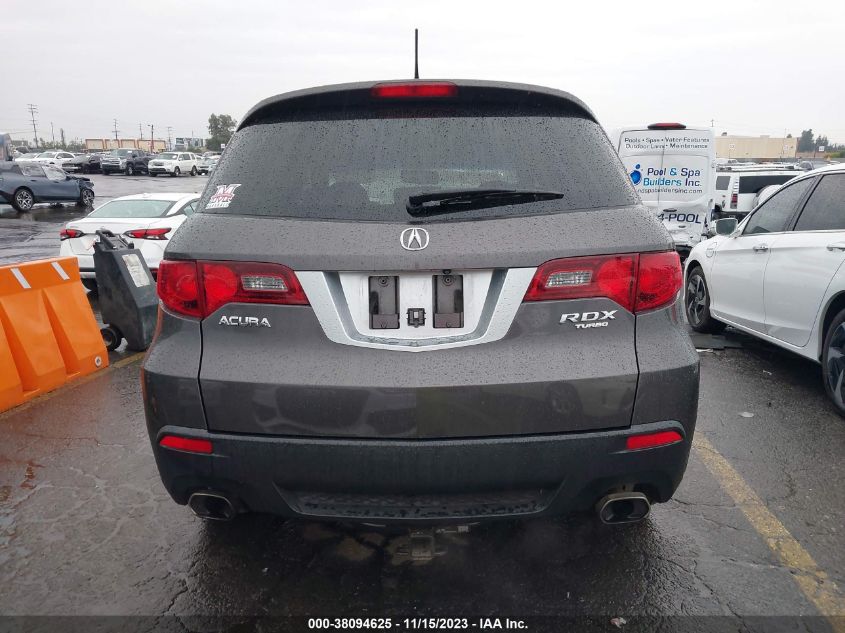 2011 Acura Rdx VIN: 5J8TB2H26BA001502 Lot: 38094625