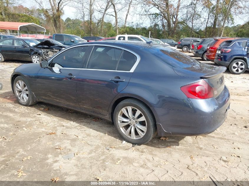 2011 Infiniti G37 Journey VIN: JN1CV6AP1BM301162 Lot: 38094638