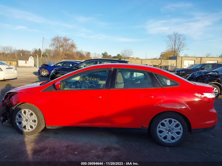 2012 Ford Focus Se VIN: 1FAHP3F28CL460802 Lot: 38094644