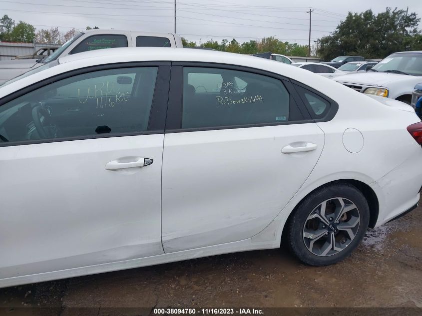 2021 Kia Forte Lxs VIN: 3KPF24AD2ME312508 Lot: 38094780