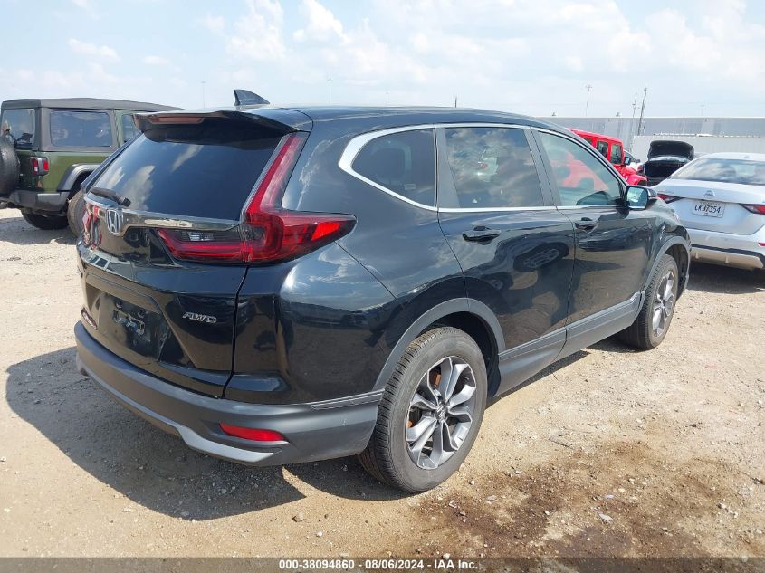 2022 Honda Cr-V Awd Ex VIN: 2HKRW2H52NH637998 Lot: 38094860