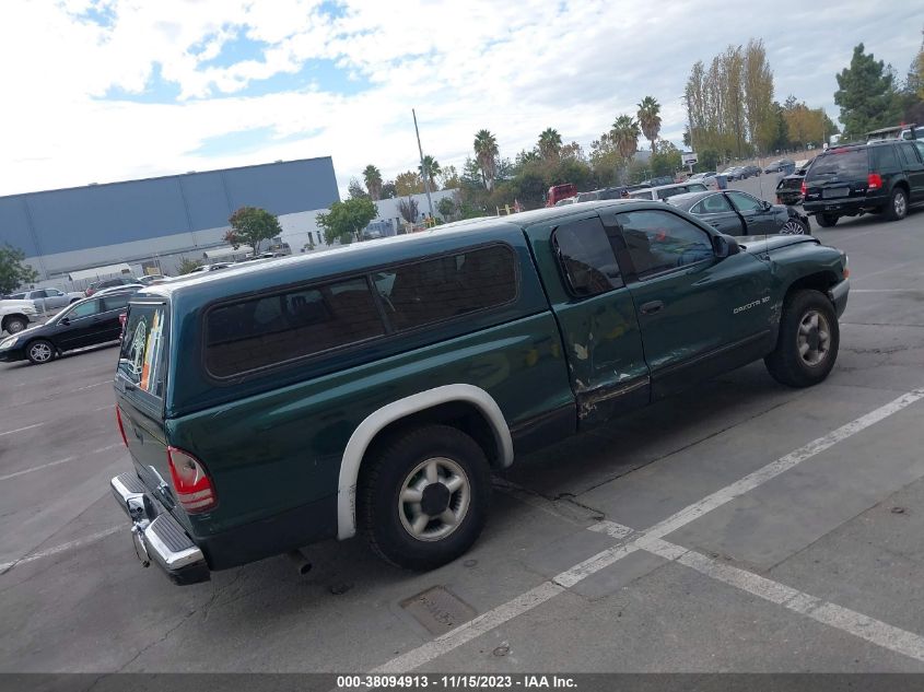 1998 Dodge Dakota Slt/Sport VIN: 1B7GL22X5WS710780 Lot: 38094913