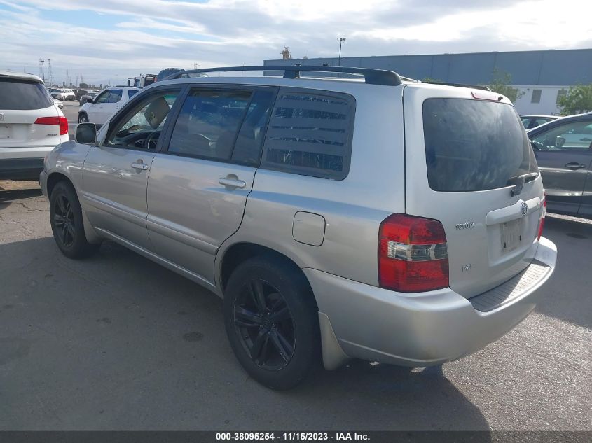 2005 Toyota Highlander V6 VIN: JTEDP21A650088331 Lot: 38095254