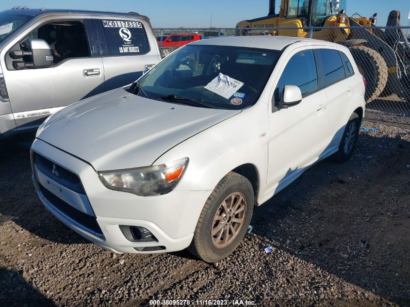 2012 Mitsubishi Outlander Sport Es VIN: JA4AP3AU5CZ006096 Lot: 38095278