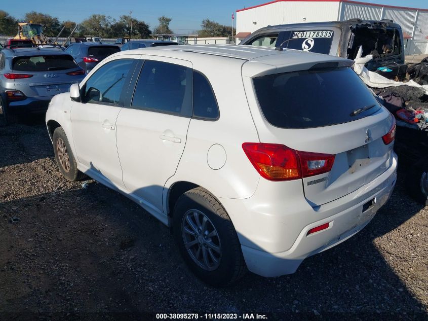 2012 Mitsubishi Outlander Sport Es VIN: JA4AP3AU5CZ006096 Lot: 38095278