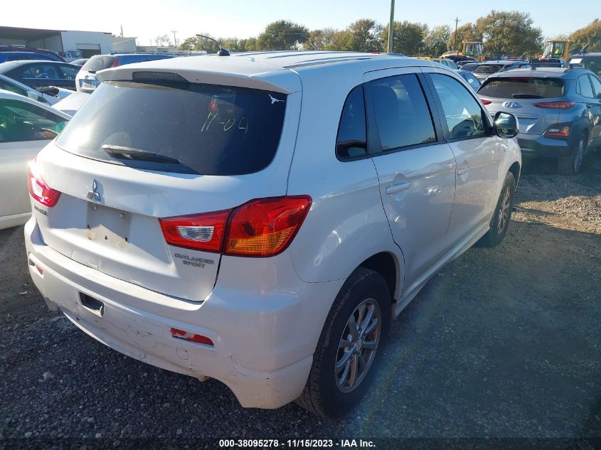 2012 Mitsubishi Outlander Sport Es VIN: JA4AP3AU5CZ006096 Lot: 38095278