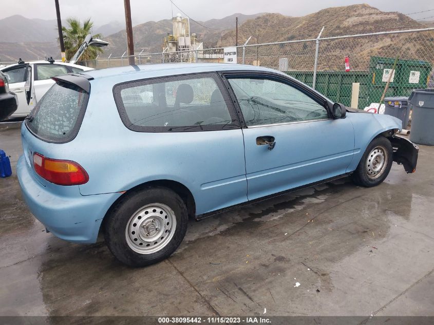 1993 Honda Civic Cx VIN: 2HGEH235XPH508839 Lot: 38095442