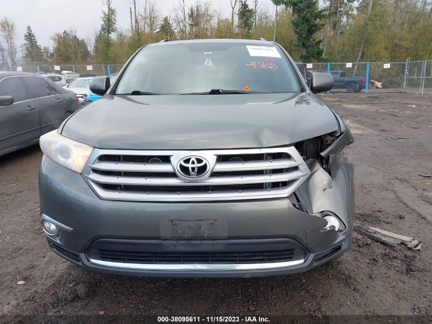 2012 Toyota Highlander Se V6 VIN: 5TDBK3EH0CS121082 Lot: 38095611