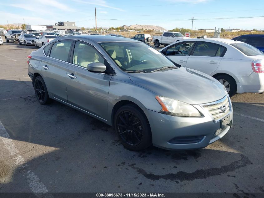 2013 Nissan Sentra S VIN: 3N1AB7AP8DL612784 Lot: 38095673