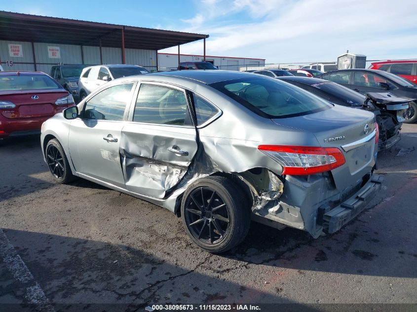 2013 Nissan Sentra S VIN: 3N1AB7AP8DL612784 Lot: 38095673