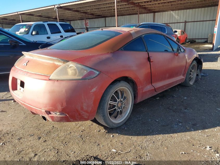 2006 Mitsubishi Eclipse Gs VIN: 4A3AK24F16E041691 Lot: 38958961