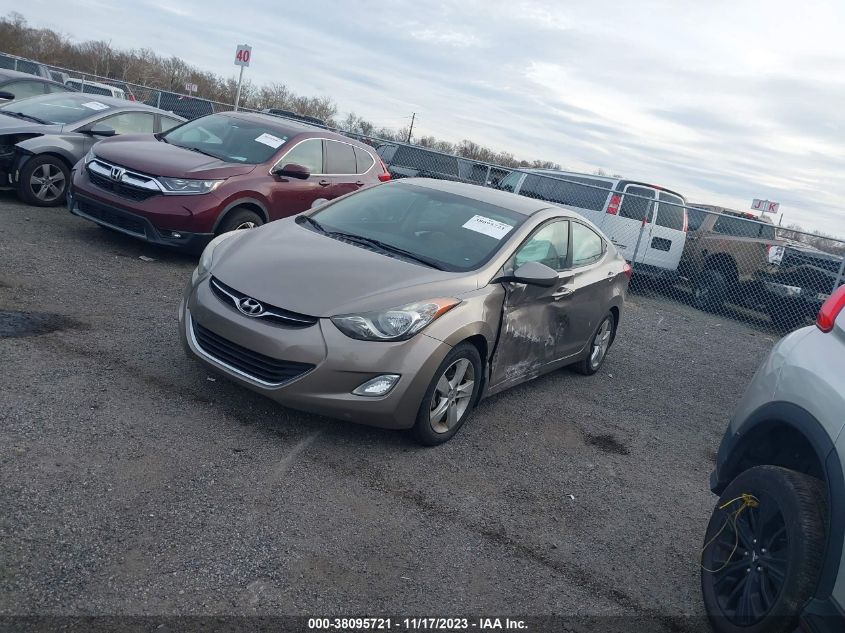 2013 Hyundai Elantra Gls VIN: 5NPDH4AE2DH283313 Lot: 38095721