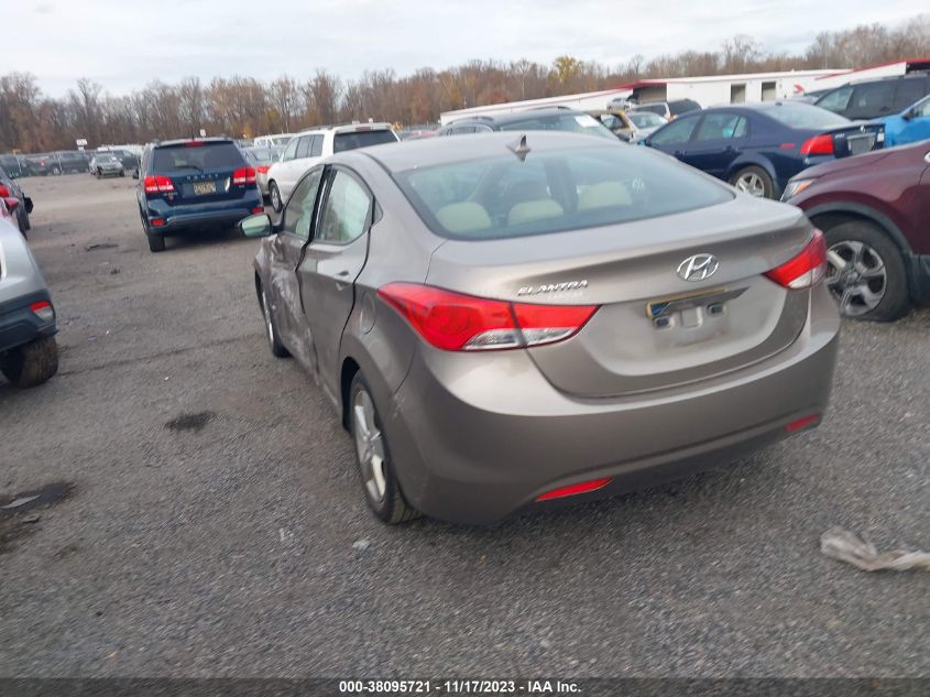 2013 Hyundai Elantra Gls VIN: 5NPDH4AE2DH283313 Lot: 38095721