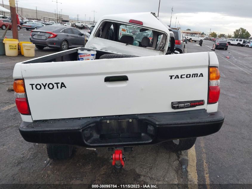 2001 Toyota Tacoma Base V6 (A4) VIN: 5TEWN72N61Z790600 Lot: 38095784