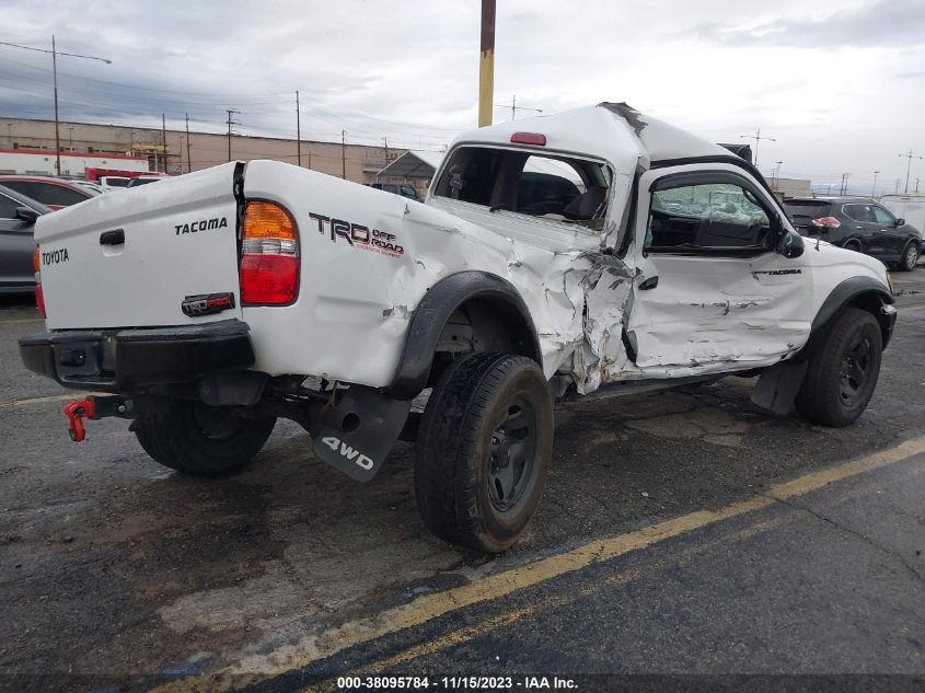 2001 Toyota Tacoma Base V6 (A4) VIN: 5TEWN72N61Z790600 Lot: 38095784